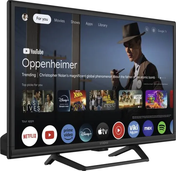 STRONG SRT24HG4723C 24" HD LED Google TV, 60Hz, HDR10