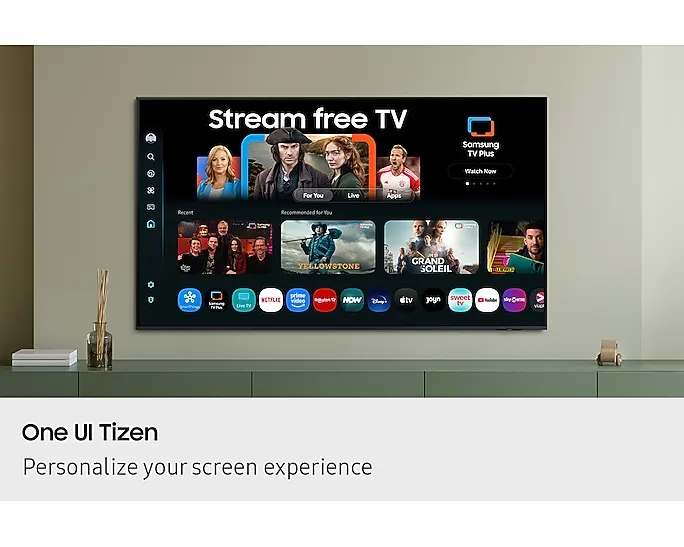 Samsung U7022 43" 4K LED Tizen TV, 60 Hz, HDR10+, titanium