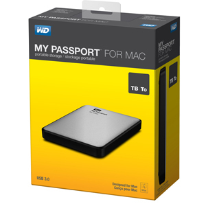 WD My Passport for Mac 1Tt USB 3.0 - ulkoinen kovalevy 2,5" - Hopea