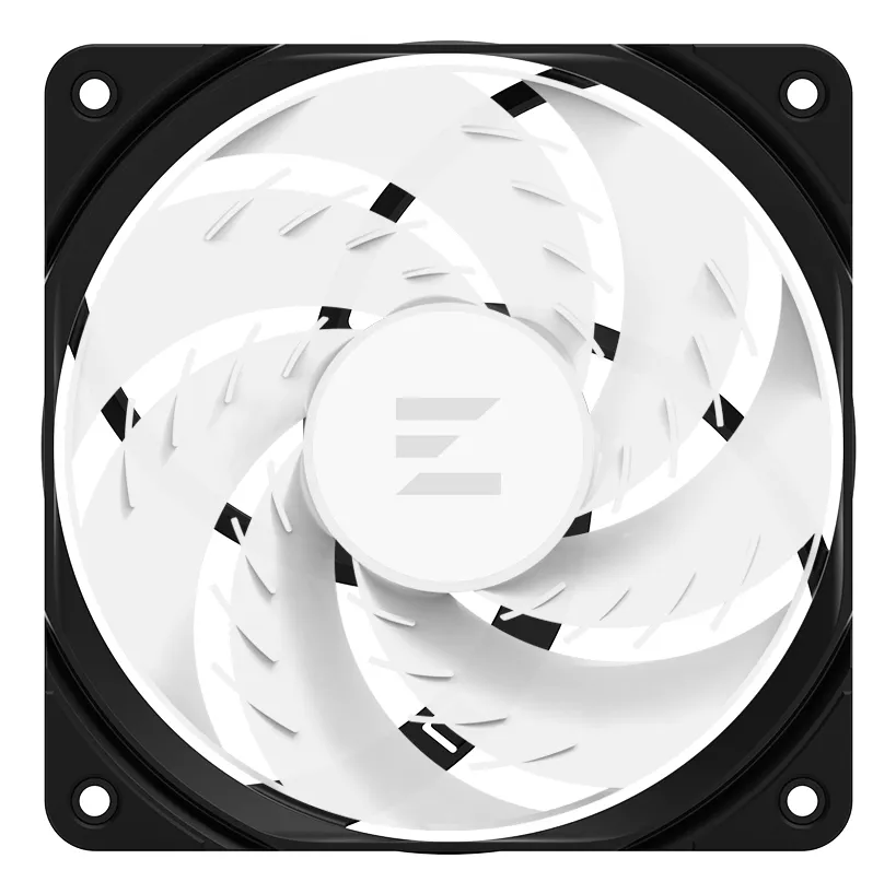 Zalman ZM-AF120RARGBBLACK PWM ARGB -tuuletin, hydraulinen laakeri, 120 mm, musta