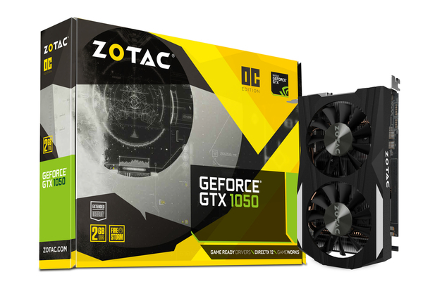 Zotac GeForce GTX 1050C 2GB -n&auml;yt&ouml;nohjain