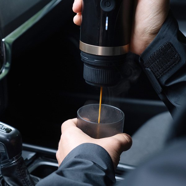 AQIILA Coffeebird Portable Espresso Machine, 0.08L, Black