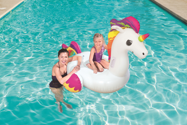 Bestway Fantasy Unicorn - air mattress, 1.55x1.19m