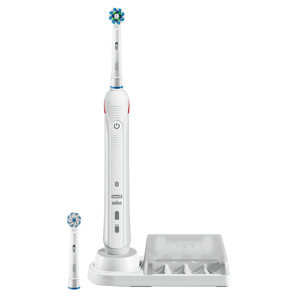 BRAUN S&Auml;HK&Ouml;HAMMASHARJA ORAL-B SMART4000N. Litiumi-akulla ja Premium laturilla. 3D-teknologia, 8 800 v&auml;r&auml;hdyst&auml;, 40 000 syk&auml;hdyst&auml;, Ammattimainen ajastin, N&auml;kyv&auml;