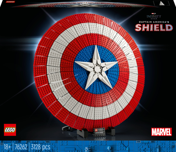 Lego Super Hero Marvel Captain Americas Shield Set 76262