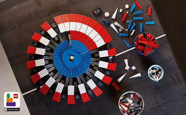 Lego Super Hero Marvel Captain Americas Shield Set 76262