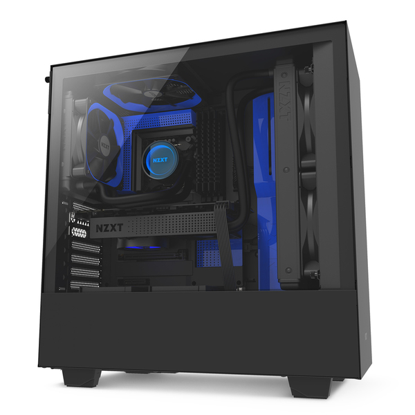 NZXT H500 - Matte Black/Blue
