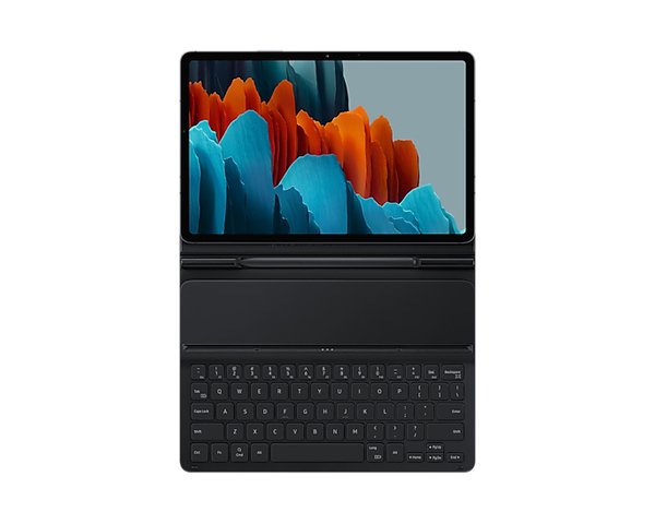 SAMSUNG BOOK COVER KEYBOARD - SLIM GALAXY TAB S7/S8 BLACK