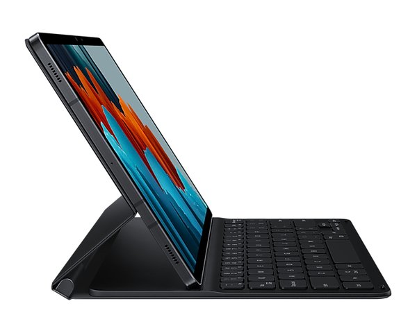 SAMSUNG BOOK COVER KEYBOARD - SLIM GALAXY TAB S7/S8 BLACK
