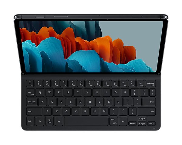 SAMSUNG BOOK COVER KEYBOARD - SLIM GALAXY TAB S7/S8 BLACK