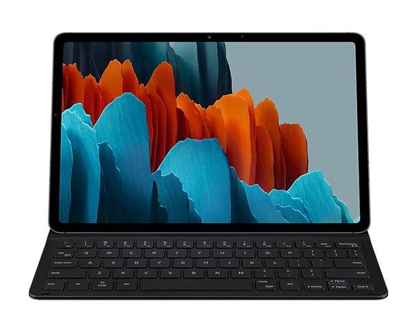SAMSUNG BOOK COVER KEYBOARD - SLIM GALAXY TAB S7/S8 BLACK