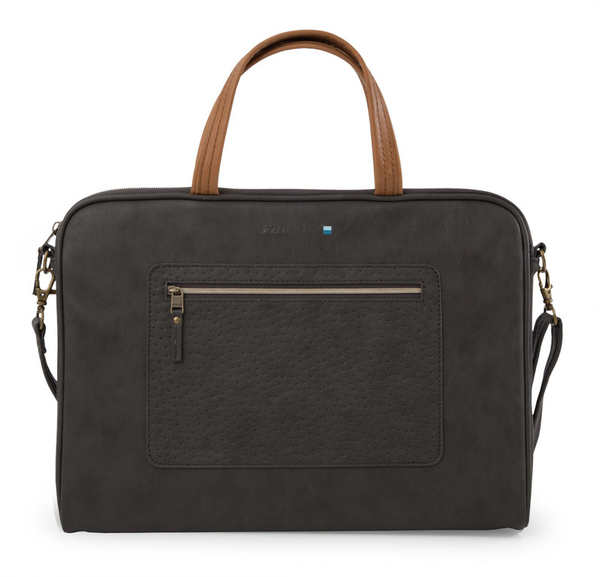 *Golla AIR G1671 Hande Sleeve, Tumman harmaa, vetoketujutasku sivussa, kantokahvat, sek&auml; mukana irrotettava pitk&auml; kantohihna, Ulkomitat: 385x290x35