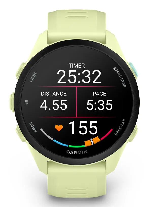 Garmin Forerunner 70 tr&auml;ningsklocka, Citron