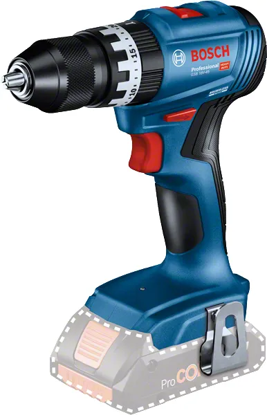 Bosch Cordless Impact Drill GSB 18V-45 Professional solo, 18V (blue/black, without battery and charger, in L-BOXX)