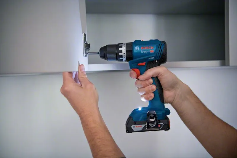 Bosch Cordless Impact Drill GSB 18V-45 Professional solo, 18V (blue/black, without battery and charger, in L-BOXX)