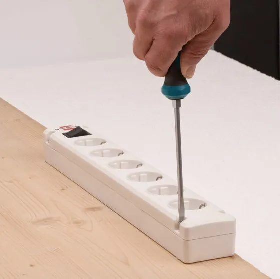 Brennenstuhl Bremounta Power Strip 4-way, black, 1.5m, H05VV-F 3G1.5