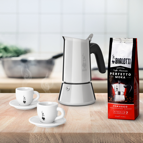Bialetti New Venus -espressokeitin, Hopea