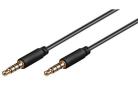 MicroConnect IPOD011 3.5 mm audio cable, 0.5 m, Black