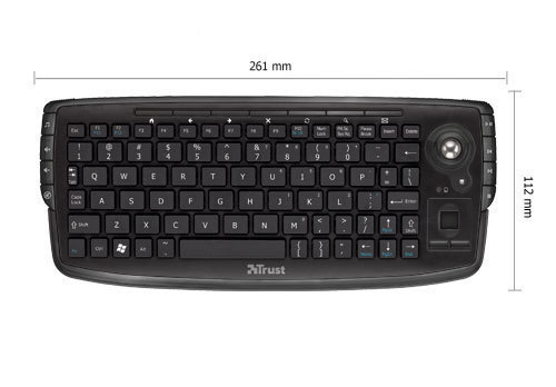 TRUST ND ADURA WLESS ENT KEYB - WRLESS ENTERTAINMENT KEYBOARD