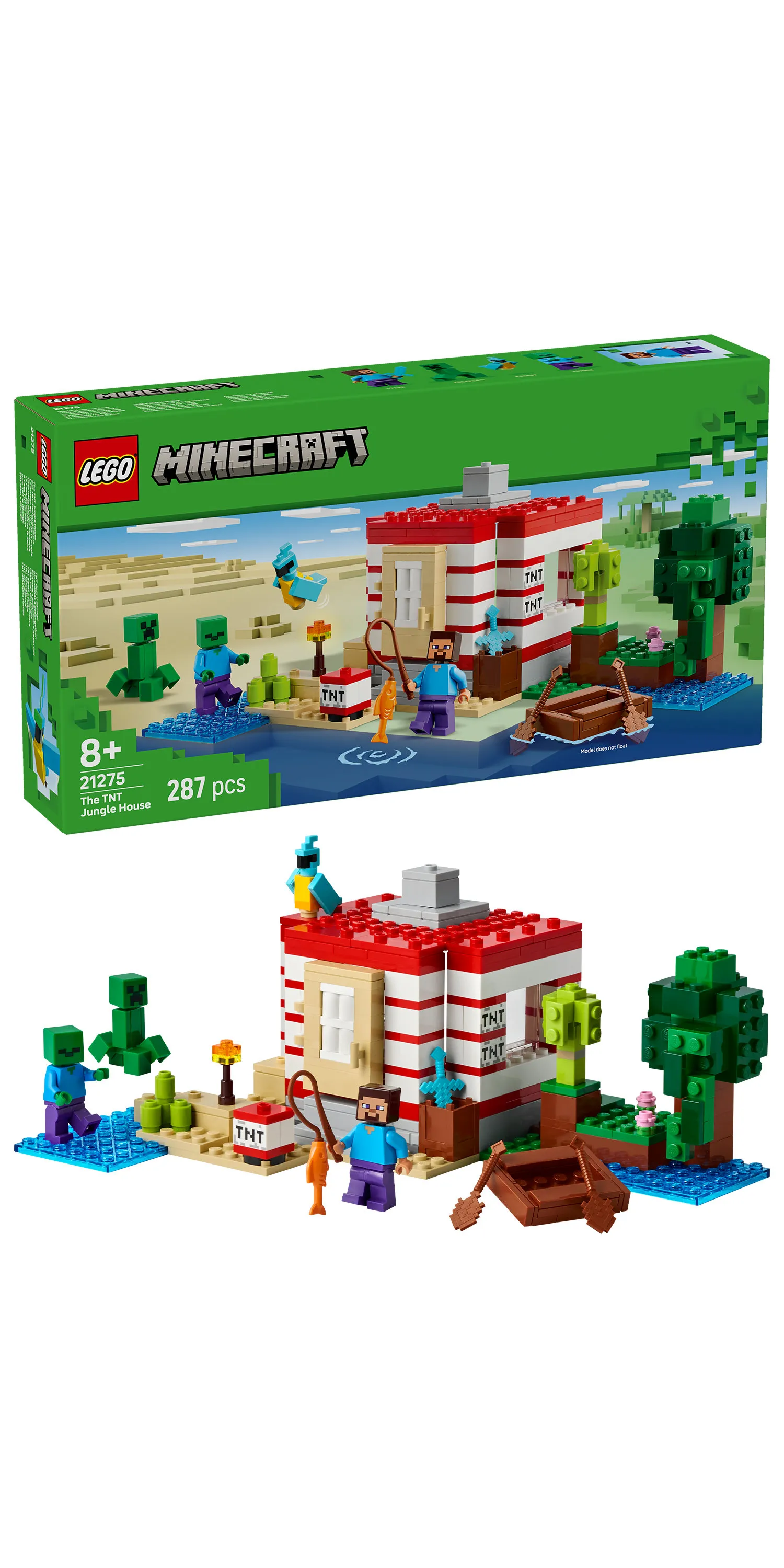 LEGO Minecraft TNT Jungle House 21275
