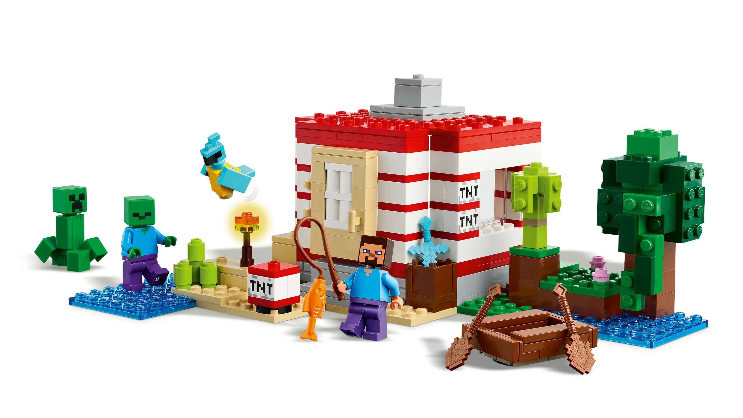 LEGO Minecraft TNT Jungle House 21275