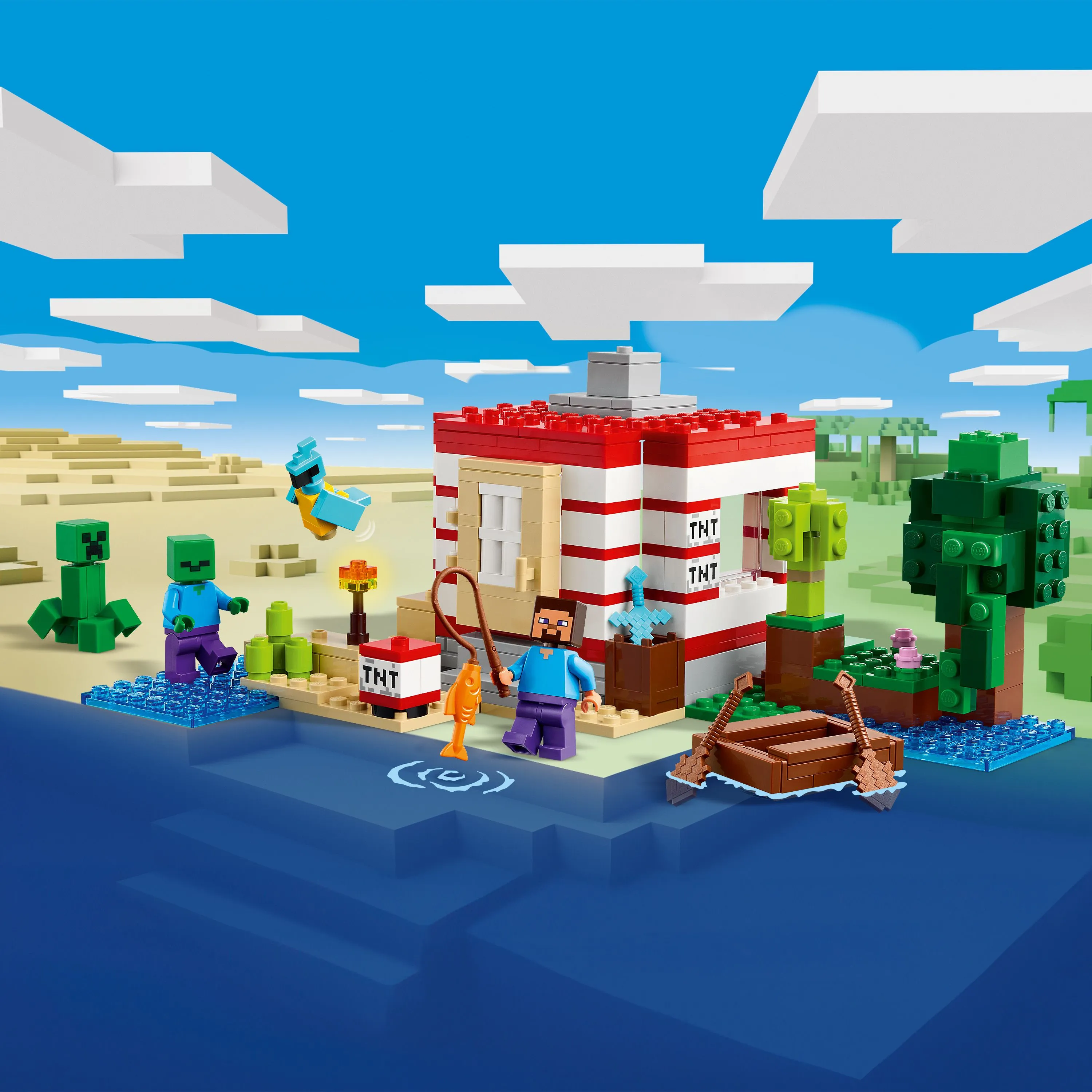 LEGO Minecraft TNT Jungle House 21275