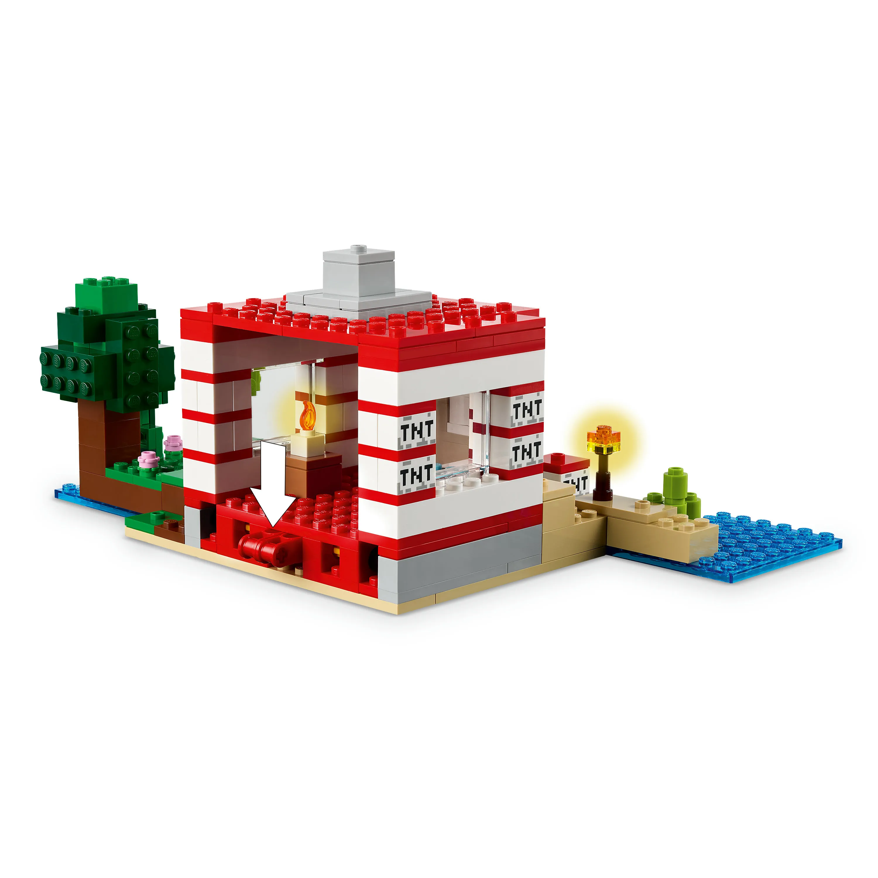LEGO Minecraft TNT Jungle House 21275