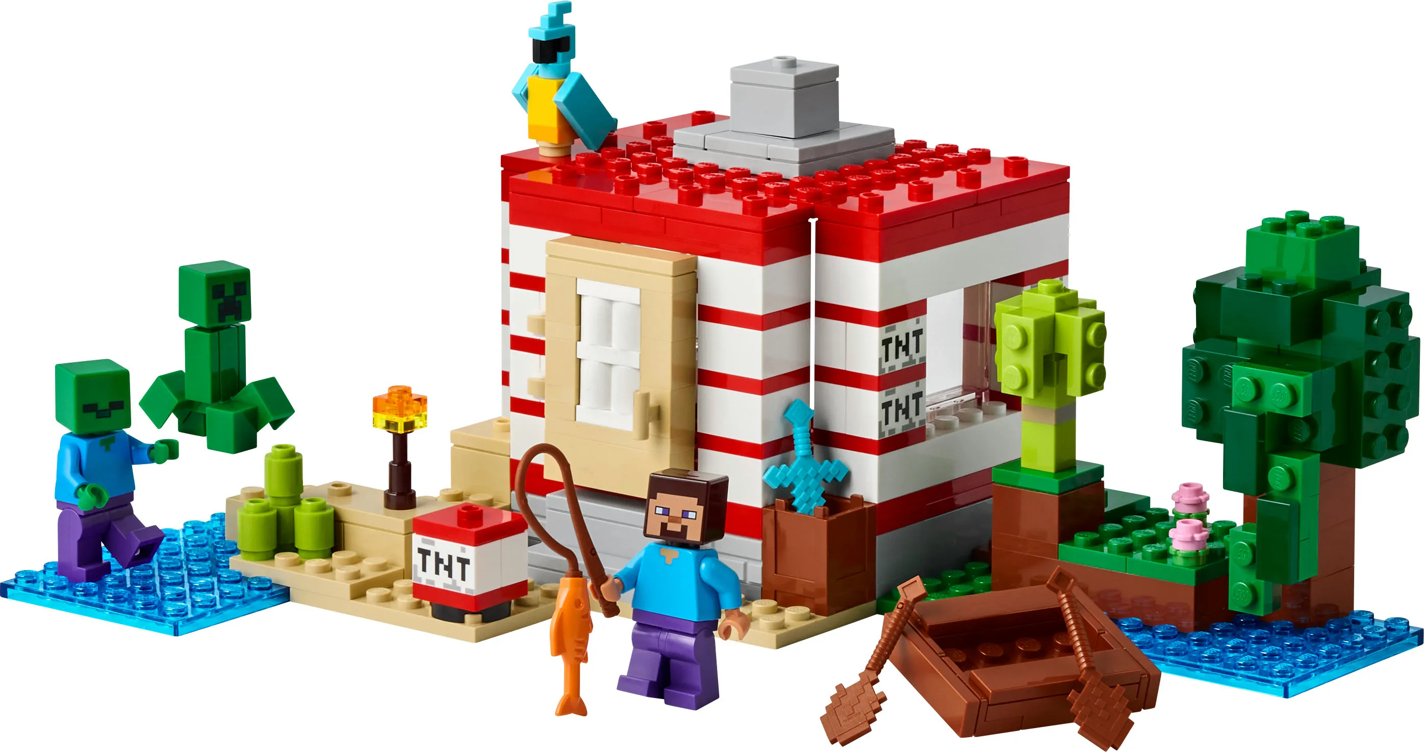 LEGO Minecraft TNT Jungle House 21275
