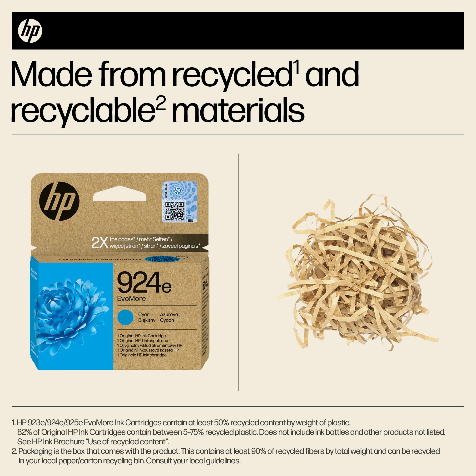 HP/InkHP 924e EvoMore CY Original Ink Ca