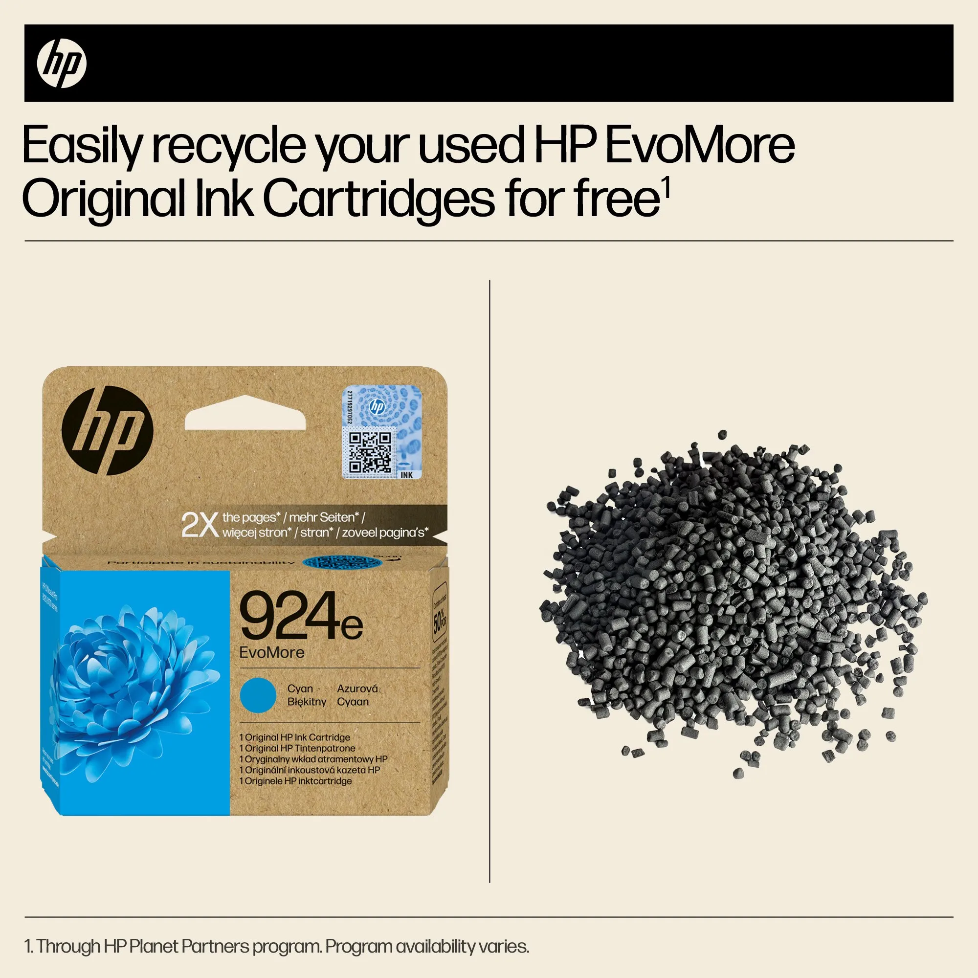 HP/InkHP 924e EvoMore CY Original Ink Ca