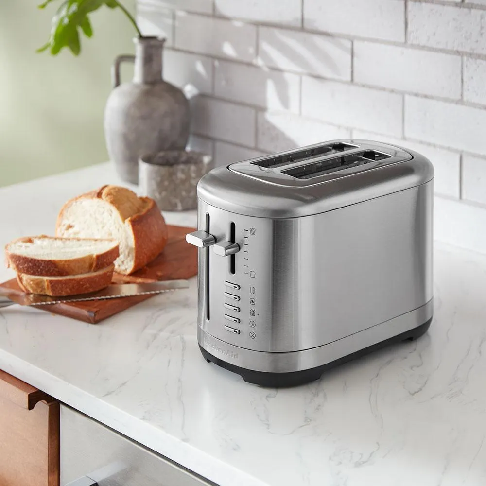 KitchenAid 5KMT2109ESX Br&ouml;drost, 2 skivor - Rostfritt st&aring;l - 980 Watt