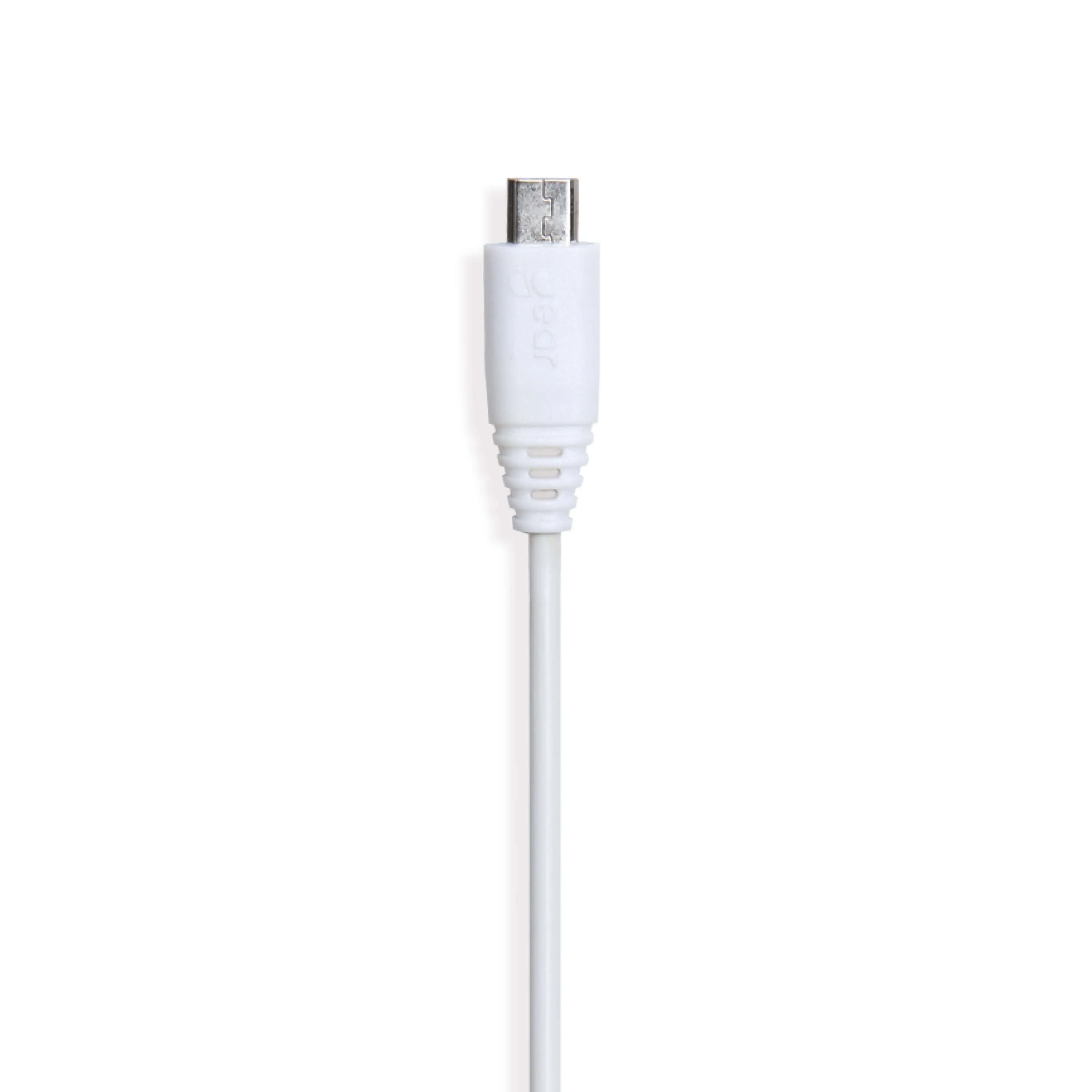 Gear Micro USB &ndash; USB-A -kaapeli, 0,3 m, valkoinen