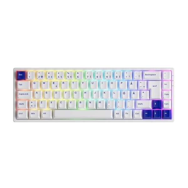 Akko 3068B 65%, CS Jelly Pink, white/blue - wireless mechanical keyboard