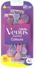 Gillette Venus 3 Colors 4-pack -vaihtoter&auml;t, moniv&auml;rinen