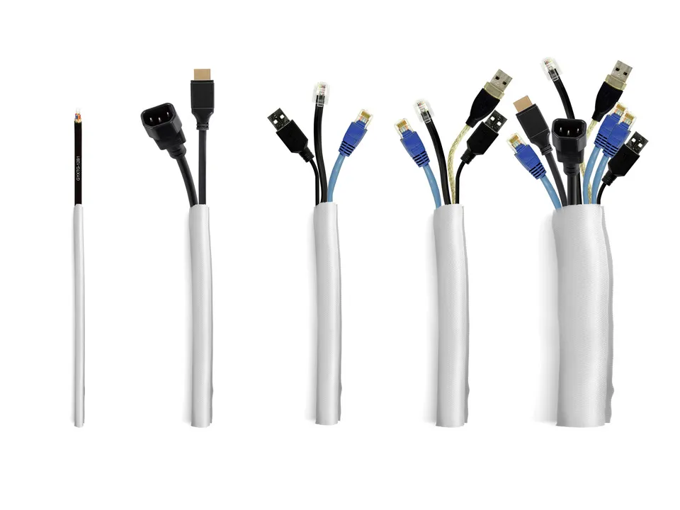 Multibrackets M Universal Cable Sock Self Wrapping - Kaapelijärjestäjä - hopea Multibrackets M Universal Cable Sock Self Wrapping - Kaapelijärjestäjä - hopea