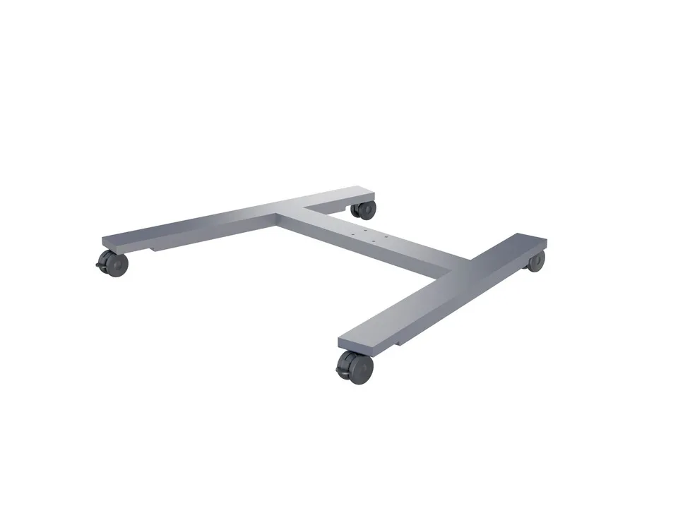M Public Display Stand Wheelbase Silver