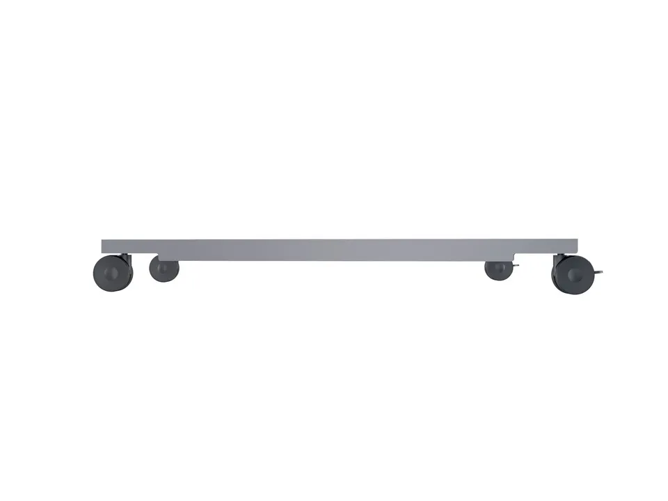 M Public Display Stand Wheelbase Silver
