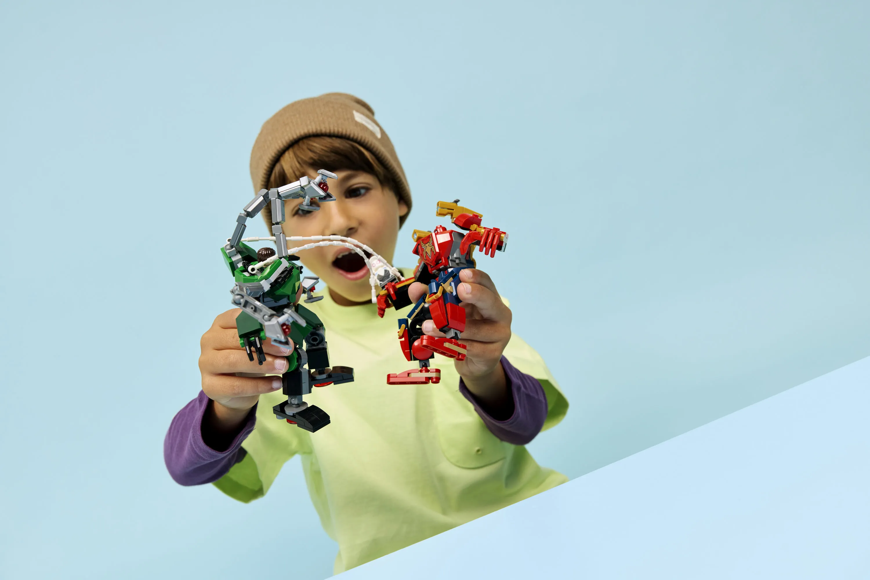 LEGO Marvel Robotstrid: Spider-Man mot Doctor Octopus 76338