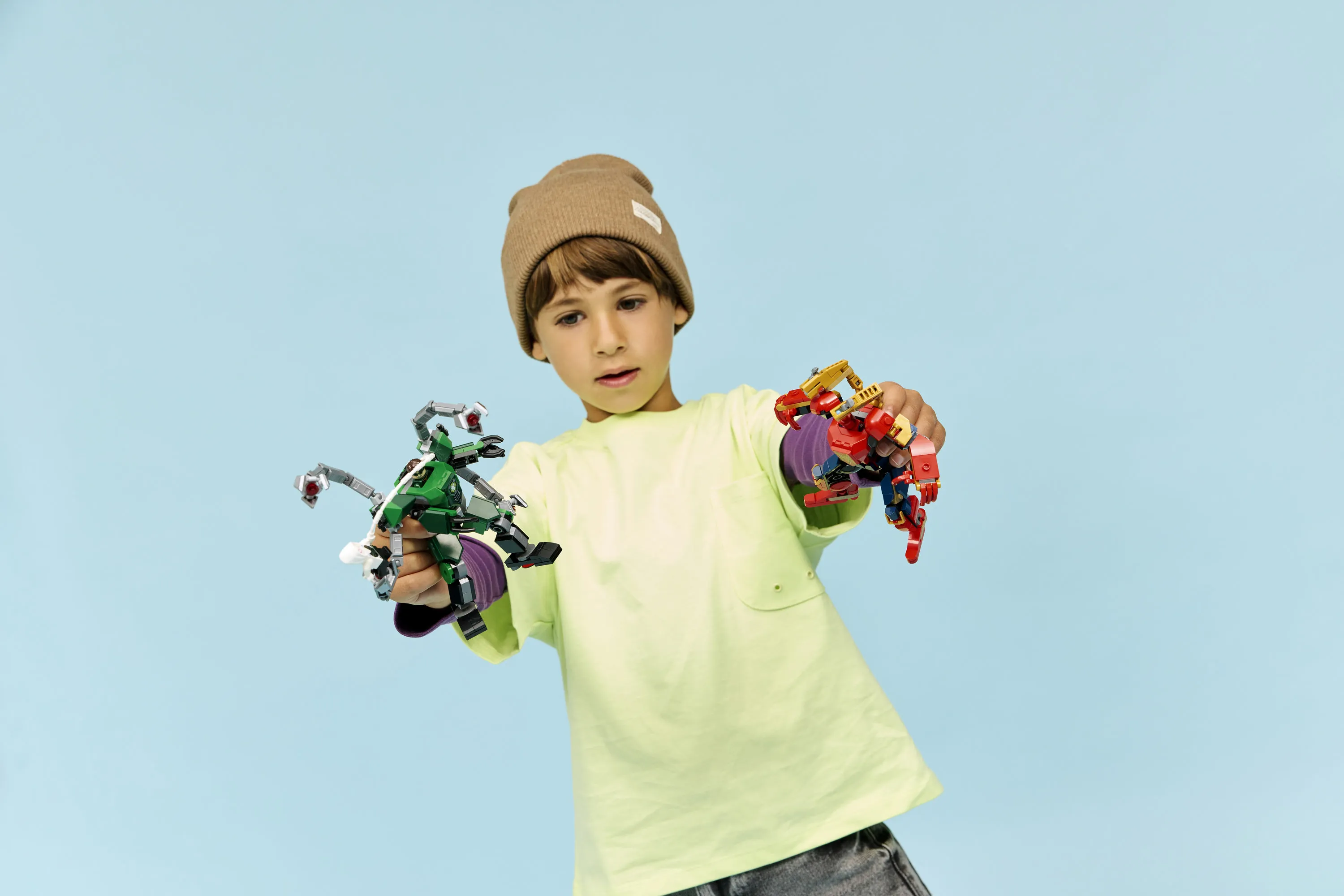 LEGO Marvel Robotstrid: Spider-Man mot Doctor Octopus 76338