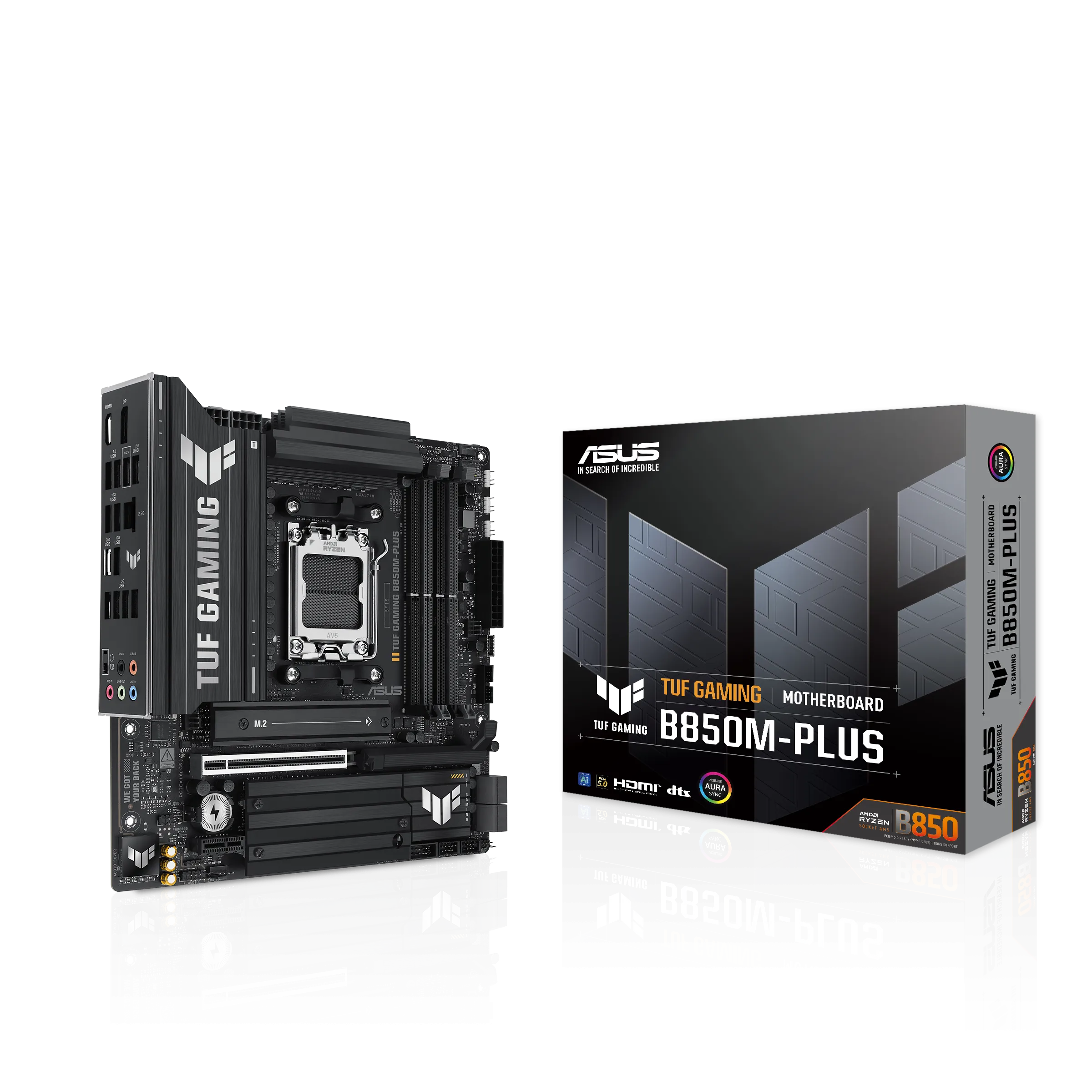 Asus TUF B850M-Plus AM5 mATX -emolevy