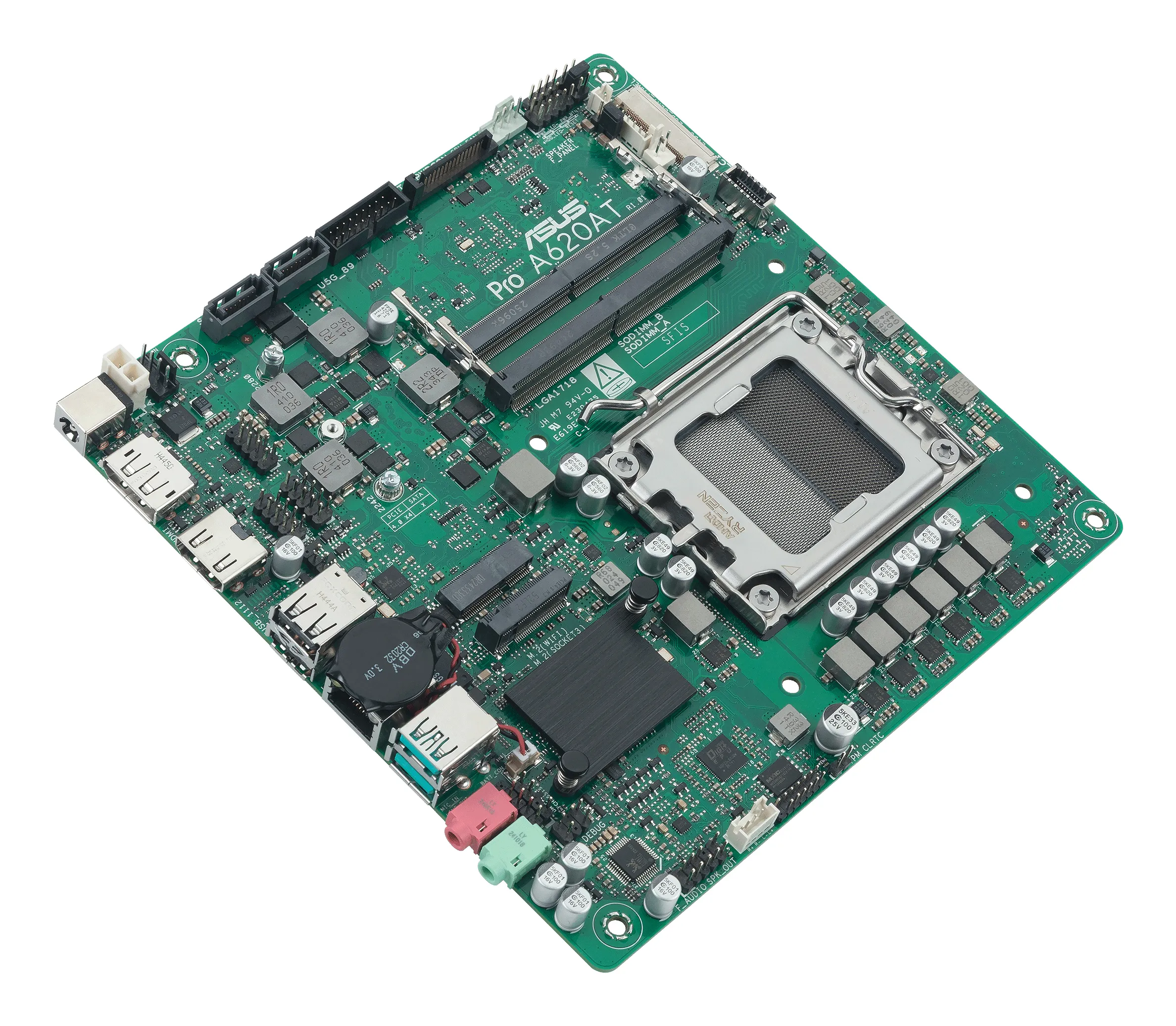 Asus PRO A620AT-CSM AM5 Thin Mini-ITX Motherboard Asus PRO A620AT-CSM AM5 Thin Mini-ITX Motherboard