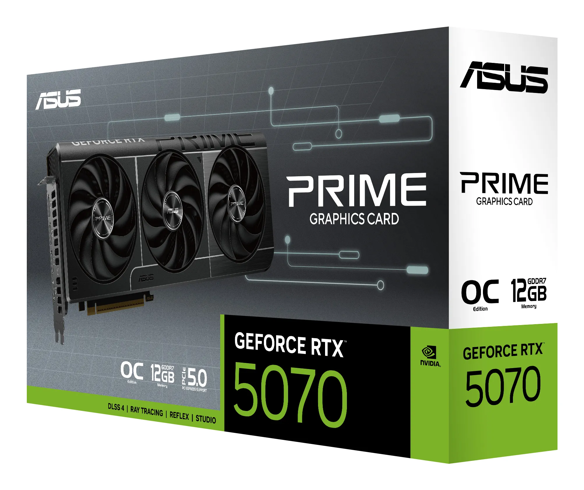 Asus GeForce RTX 5070 Prime OC 12GB - Graphics card