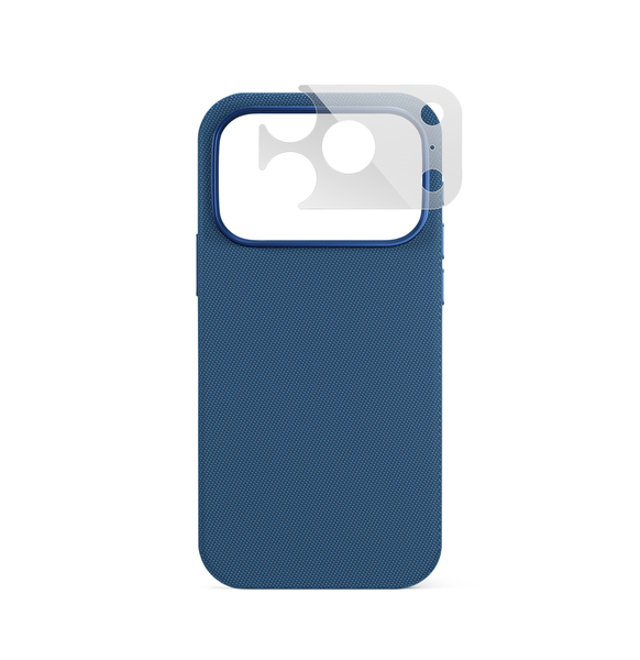 Epico SolidWoven Pro Mag+ Case | iPhone 17 Pro/18 Pro | Qi2  &  MagSafe Compatible | Blue | Camera Island Protection