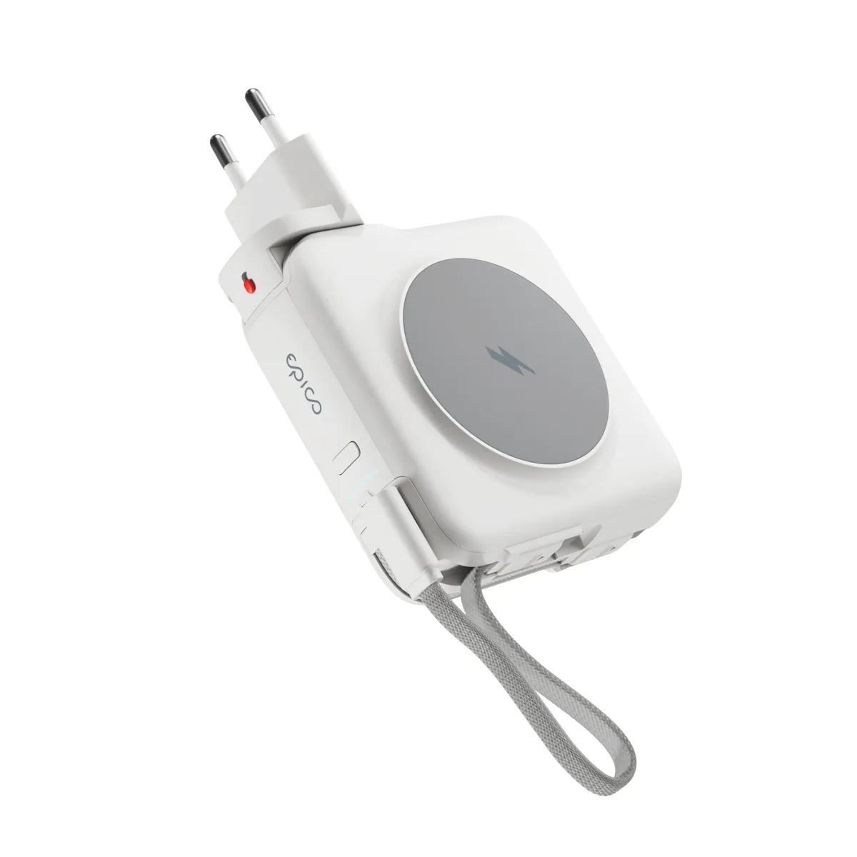 Epico Travel UltraPack 3in1 10 000mAh Power Bank and Wall Charger ET50 Plugs for EU, UK, AU  &amp; &nbsp;US, White