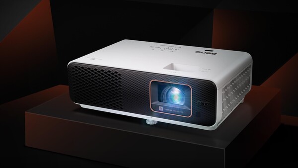BenQ X500i Short Throw Android 11 DLP 4K UHD 2200 ANSI lm LED Projector, White