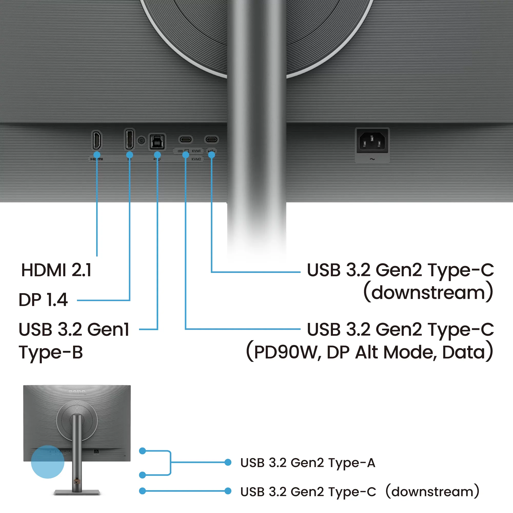 BenQ RD280UG 28.2" 4K Ultra HD, IPS, 120Hz, HDR sk&auml;rm med USB-C hub