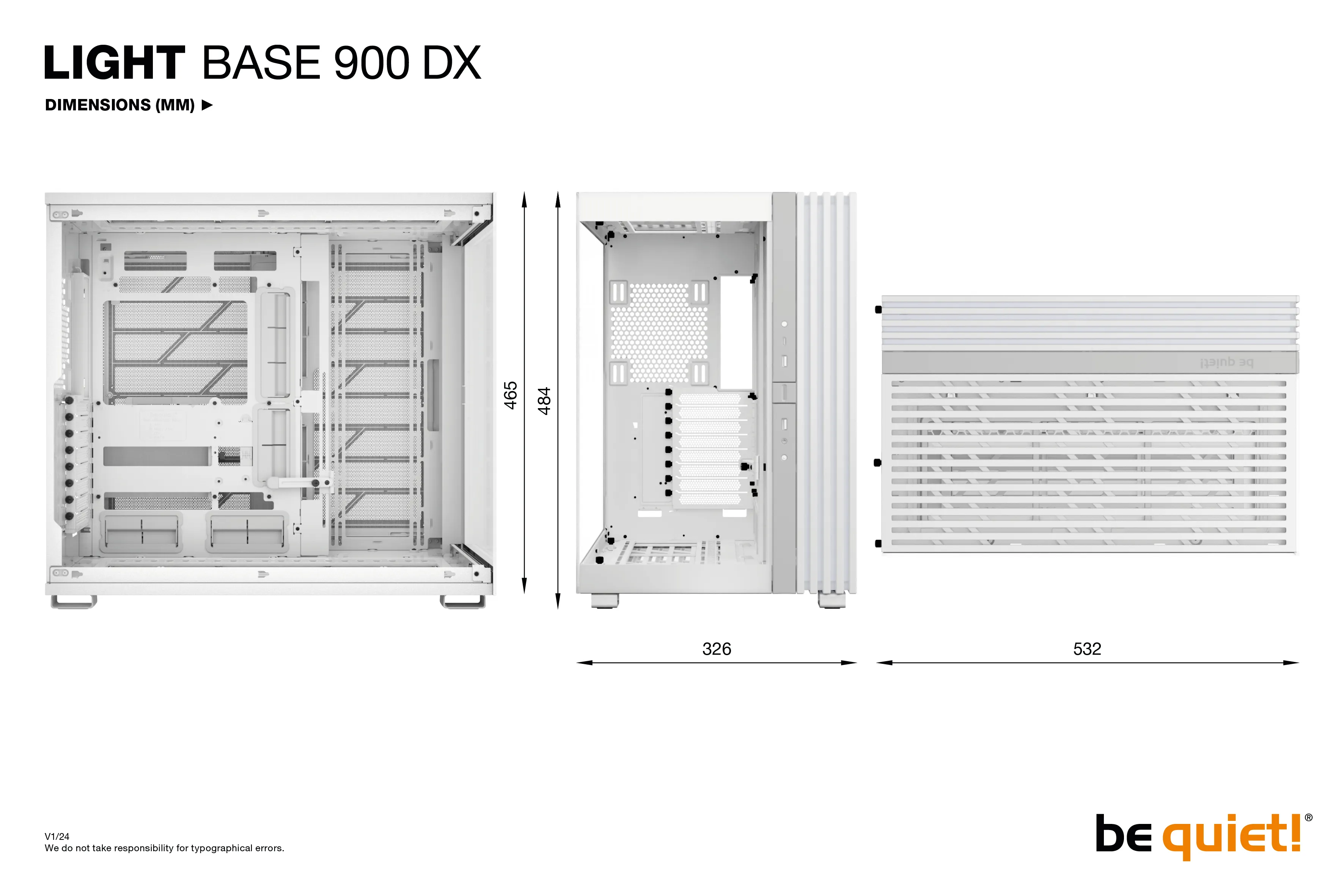 be quiet! Light Base 900 White