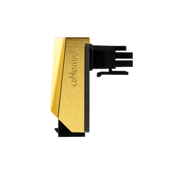 CableMod 12VHPWR 90 Degree Angled Adapter Variant B - gold