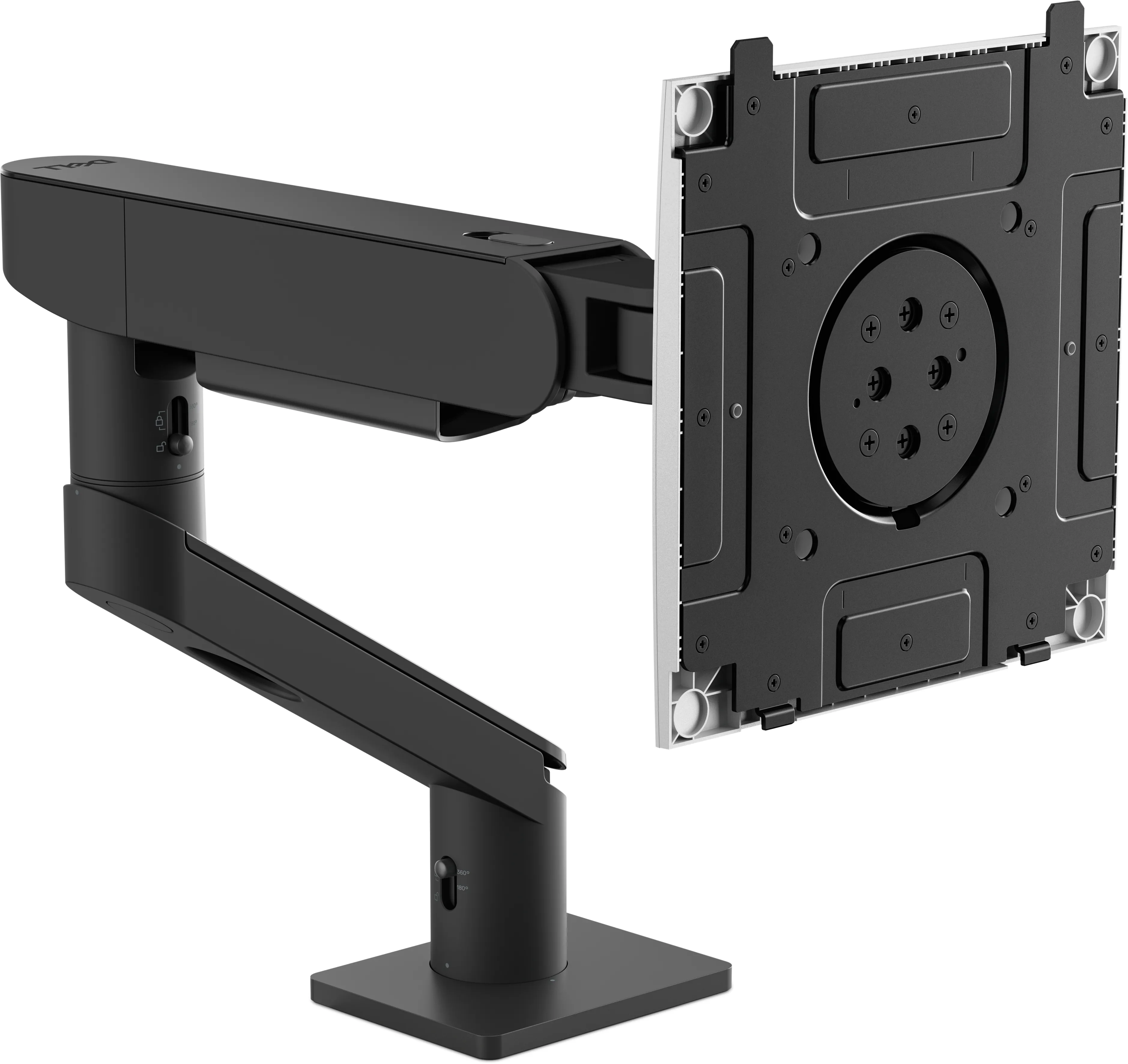 Dell Pro Heavy Duty HDA26 Monitor Arm, for 1 monitor, 43-52", 20kg, VESA 100x100, Black/White