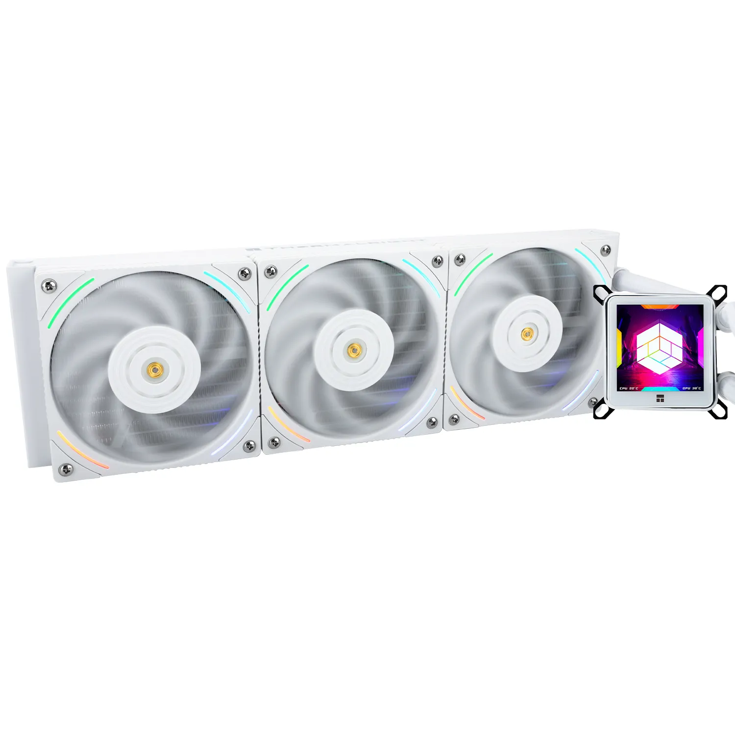 Thermalright Frozen Guardian 360mm ARGB -nestej&auml;&auml;hdytin, valkoinen